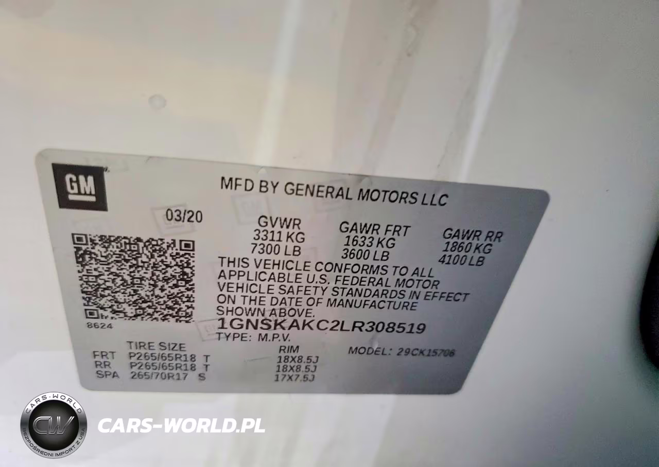 2020 Chevrolet Tahoe K1500 Ls VIN:1GNSKAKC2LR308519 - 13