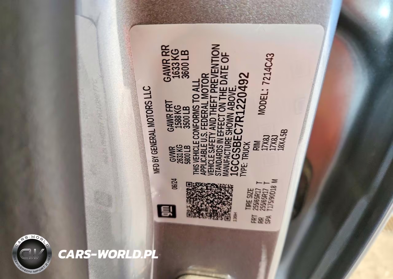 2024 Chevrolet Colorado VIN:1GCGSBEC7R1220492 - 12