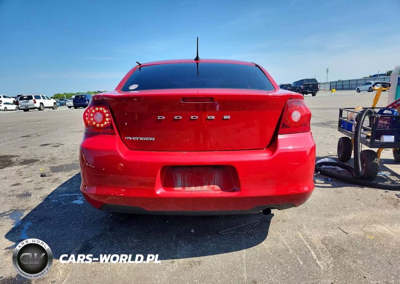 2012 Dodge Avenger Se VIN:1C3CDZABXCN290667 - 6