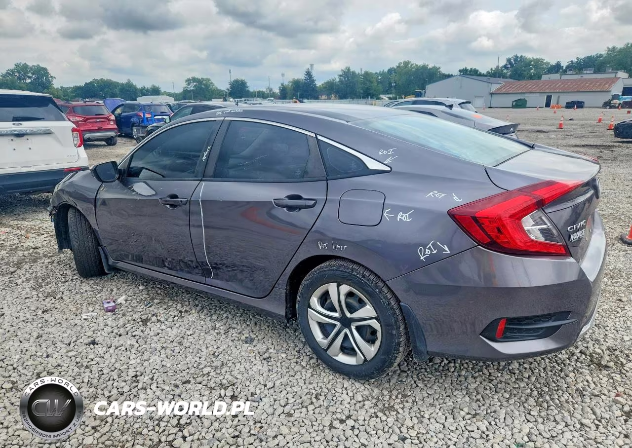 2020 Honda Civic Lx VIN:2HGFC2F6XLH559372 - 2