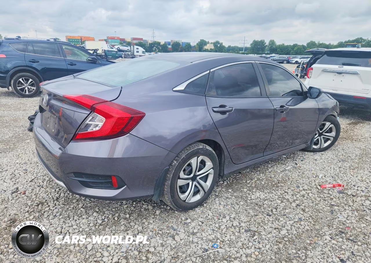 2020 Honda Civic Lx VIN:2HGFC2F6XLH559372 - 3