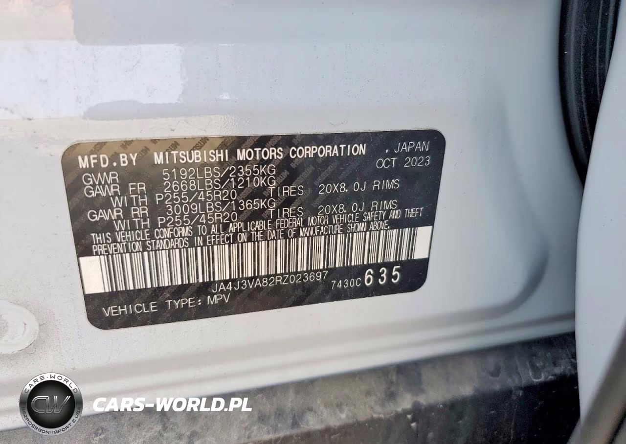 2024 Mitsubishi Outlander Se VIN:JA4J3VA82RZ023697 - 13