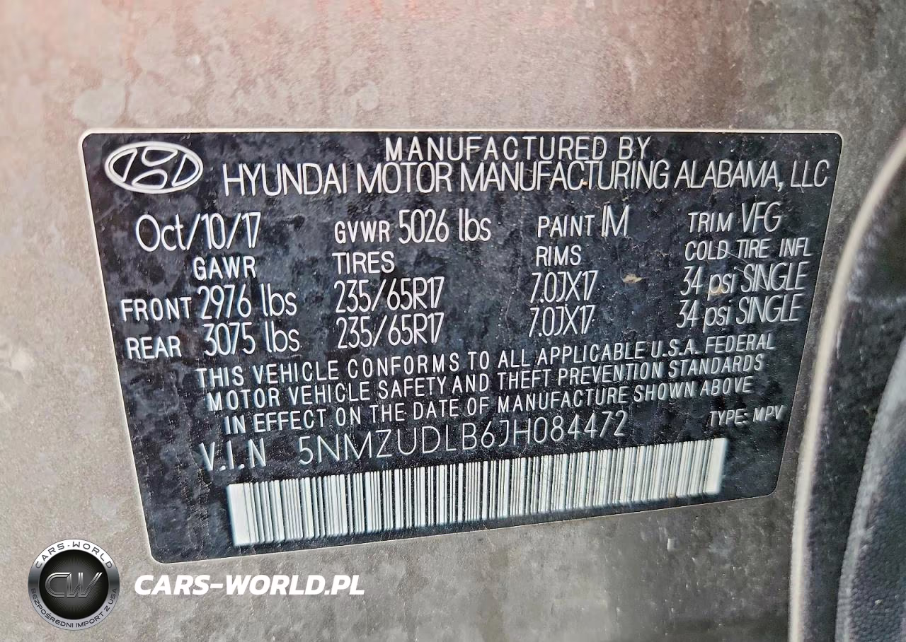 2018 Hyundai Santa Fe Sport 2.4L VIN:5NMZUDLB6JH084472 - 13