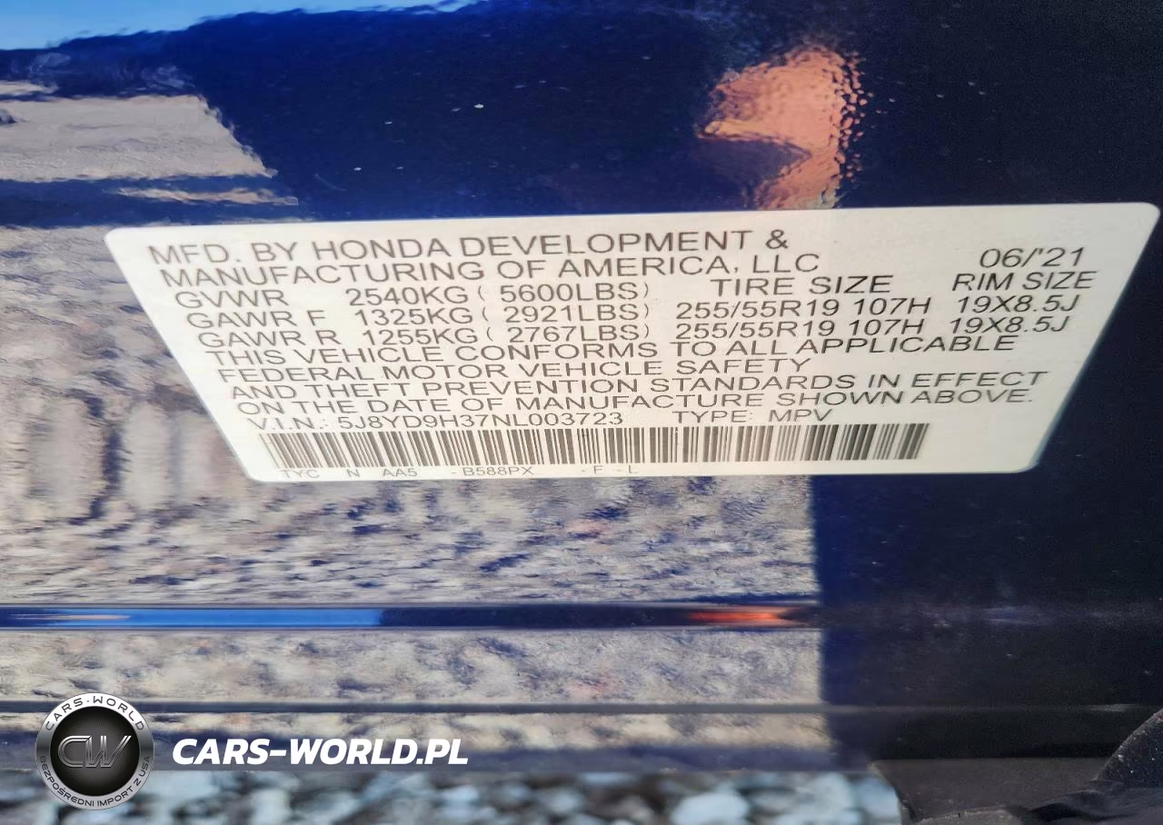 2022 Acura Mdx VIN:5J8YD9H37NL003723 - 13