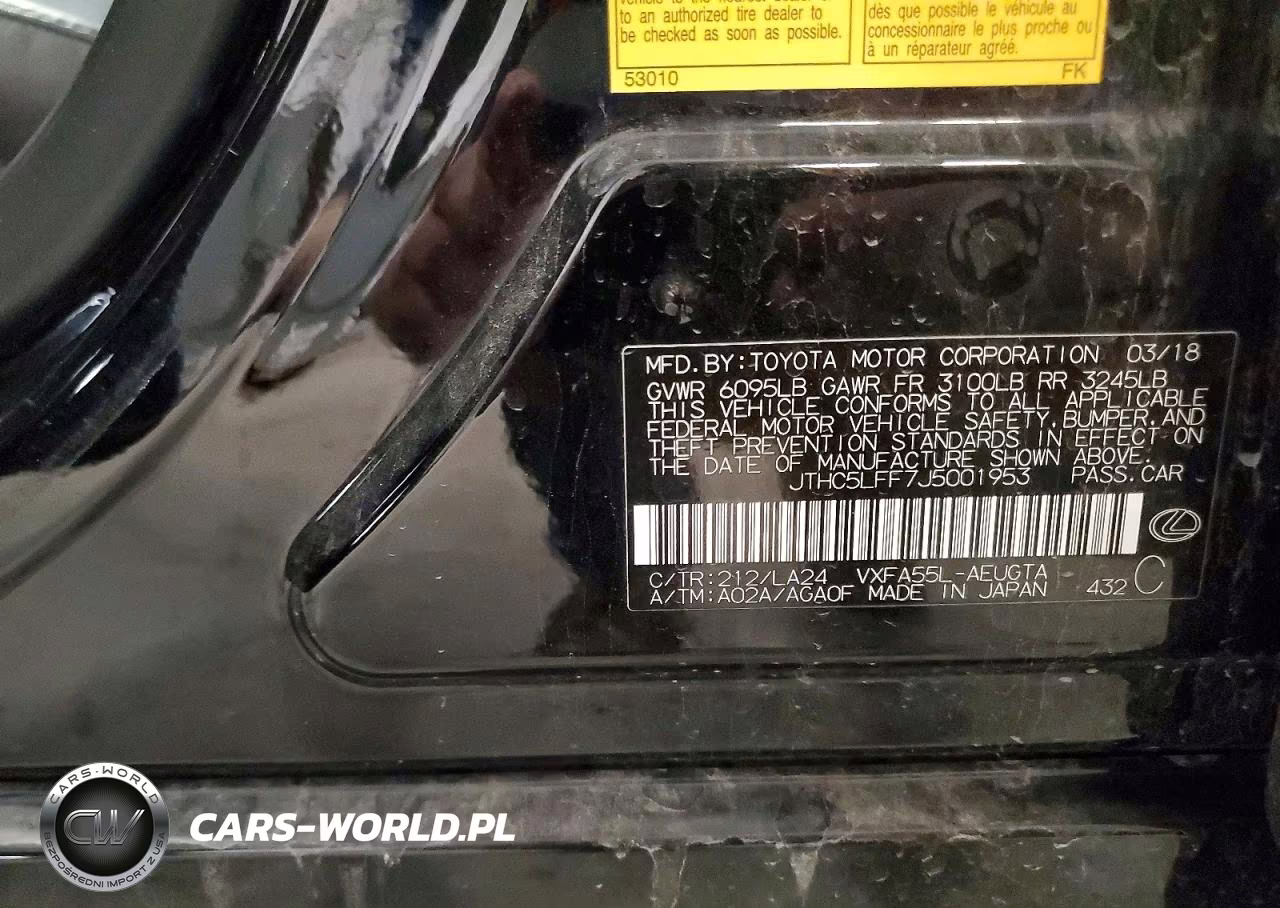 2018 Lexus Ls 500 VIN:JTHC5LFF7J5001953 - 12