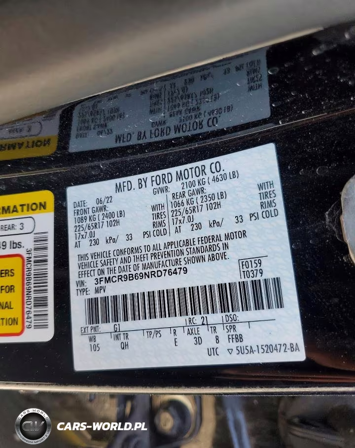 2022 Ford Bronco Sport Big Bend VIN:3FMCR9B69NRD76479 - 13