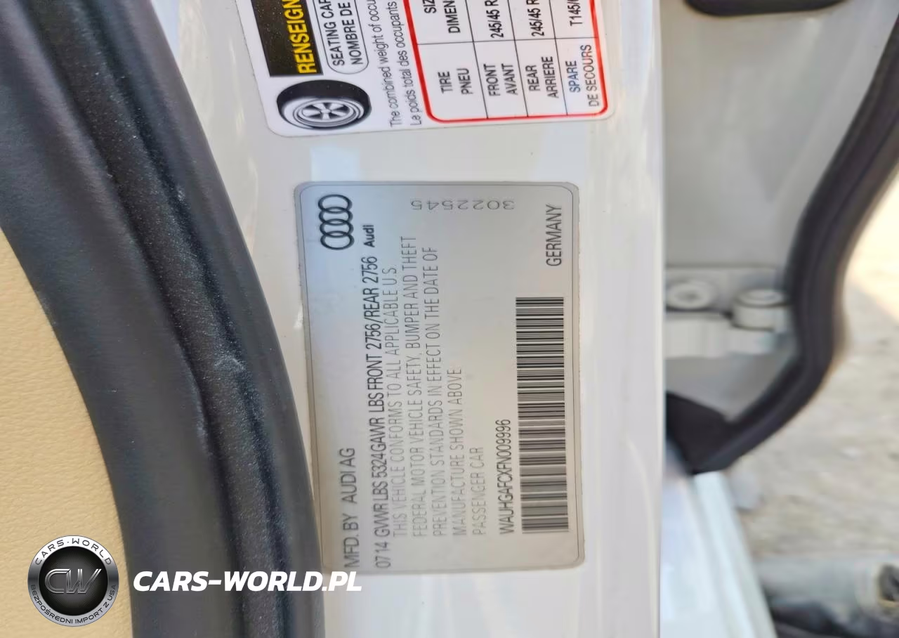 2015 Audi A6 Prestige VIN:WAUHGAFCXFN009996 - 12