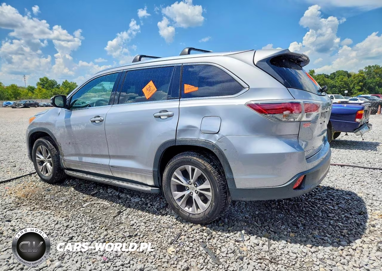 2014 Toyota Highlander Xle VIN:5TDKKRFH9ES023124 - 2