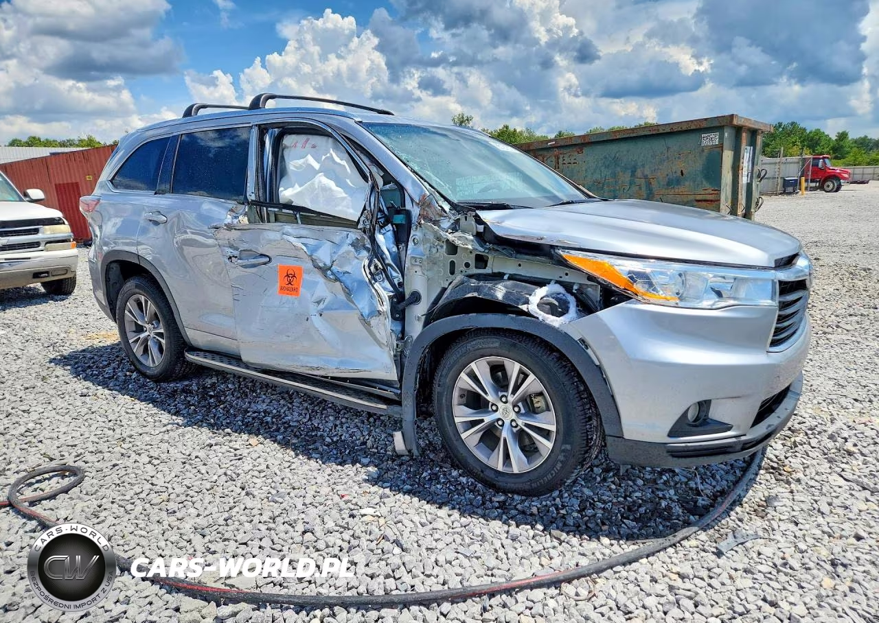 2014 Toyota Highlander Xle VIN:5TDKKRFH9ES023124 - 4