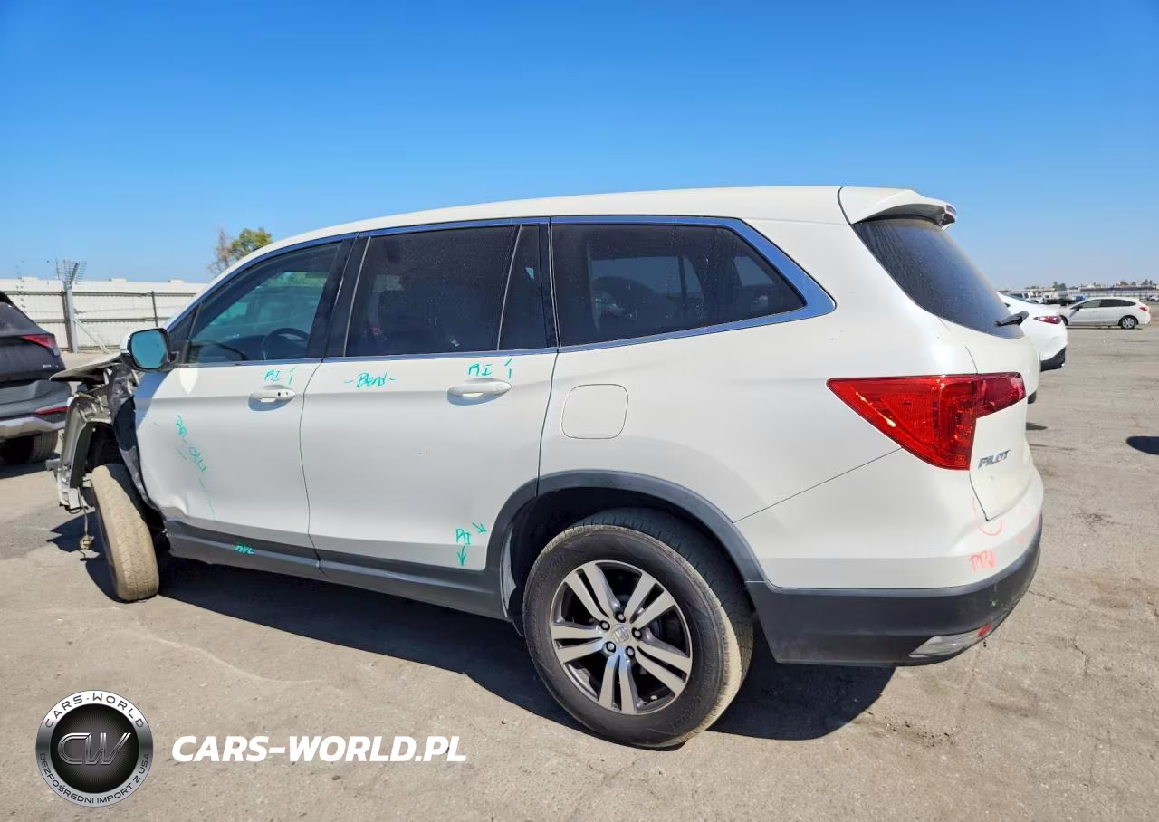 2017 Honda Pilot Exl VIN:5FNYF5H57HB029992 - 2