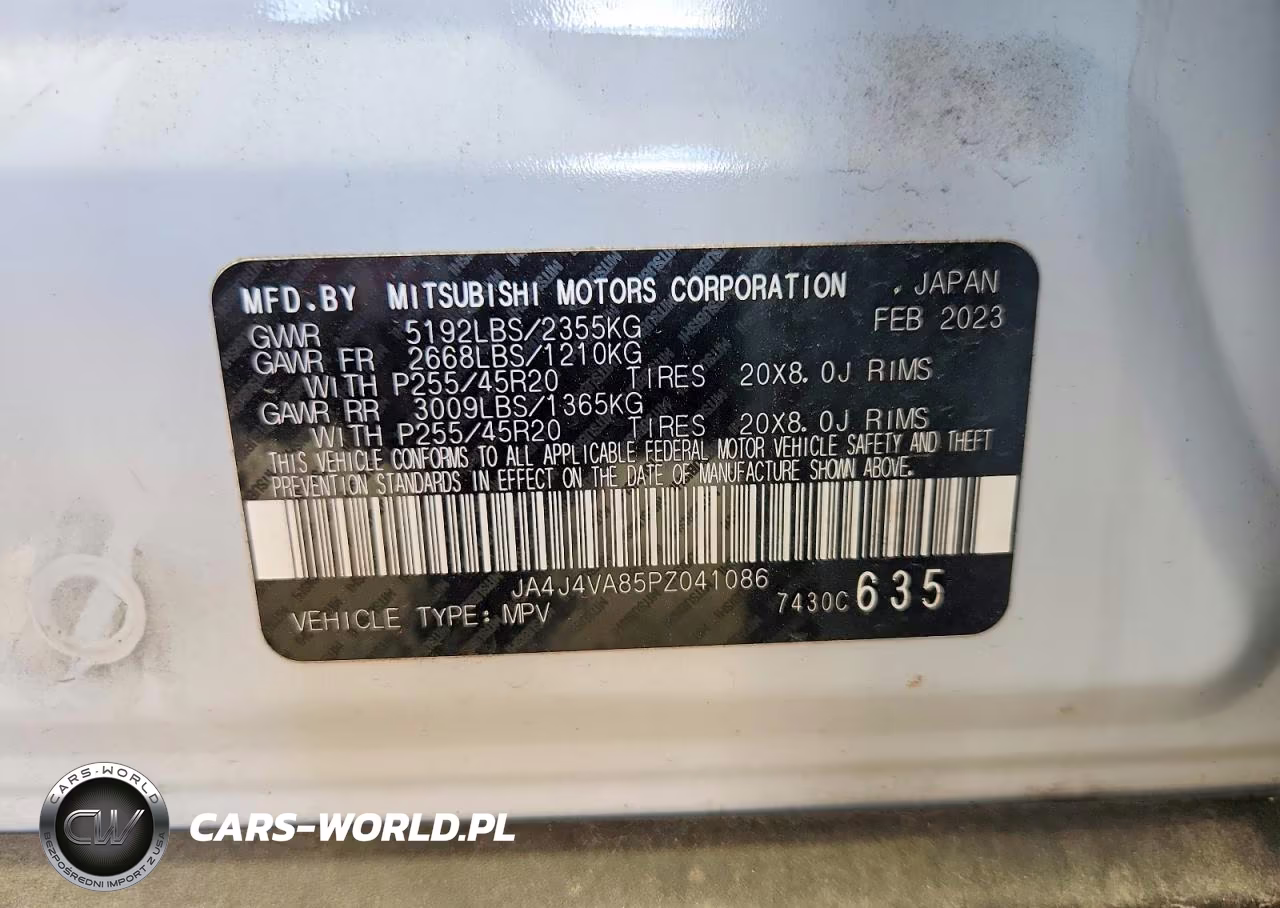 2023 Mitsubishi Outlander Sel VIN:JA4J4VA85PZ041086 - 13