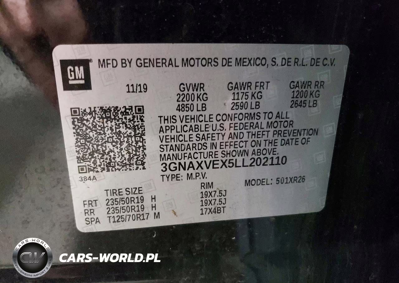2020 Chevrolet Equinox Lt VIN:3GNAXVEX5LL202110 - 14