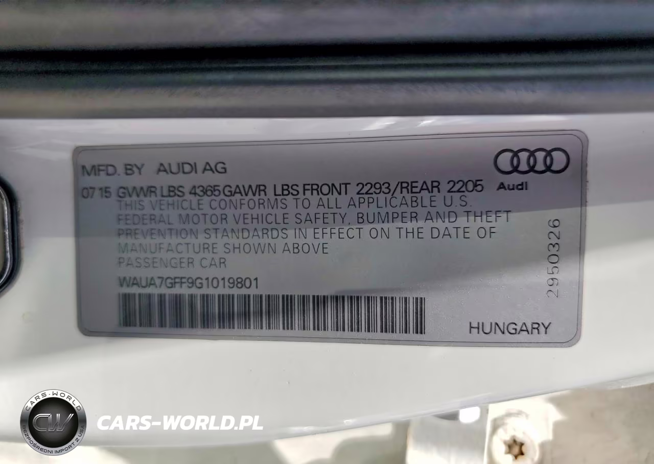 2016 Audi A3 Premium VIN:WAUA7GFF9G1019801 - 13