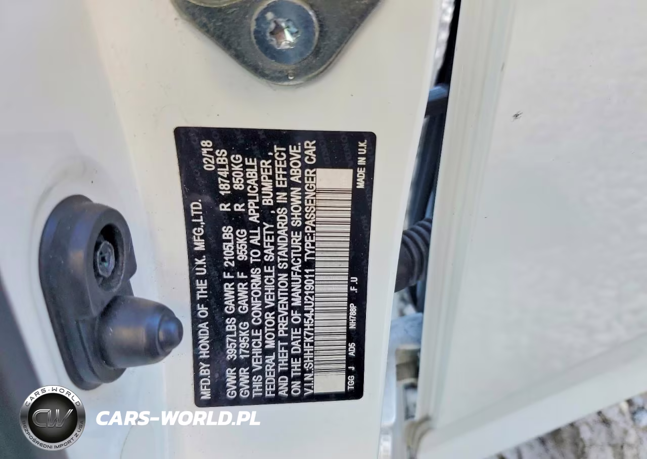 2018 Honda Civic Ex VIN:SHHFK7H54JU219011 - 12
