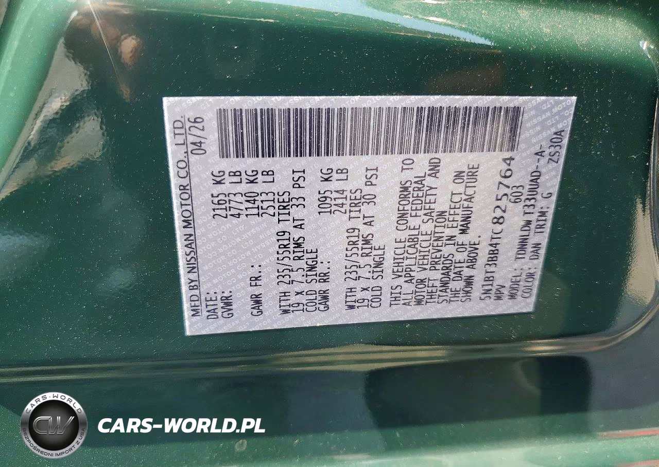 2026 Nissan Rogue Dark Armor VIN:5N1BT3BB4TC825764 - 13