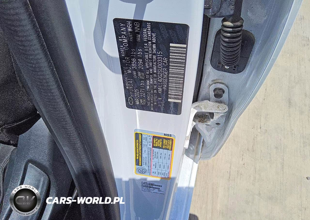 2025 Hyundai Elantra Se VIN:KMHLL4DG2SU003315 - 12