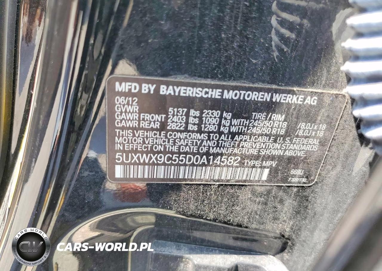 2013 BMW X3 xDrive28I VIN:5UXWX9C55D0A14582 - 13