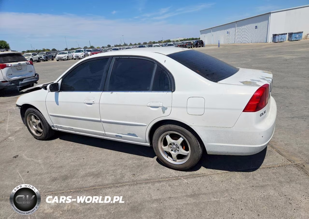 2002 Honda Civic Ex VIN:2HGES26742H589537 - 2