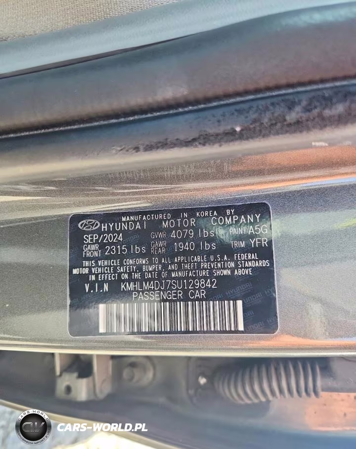 2025 Hyundai Elantra Hybrid Blue VIN:KMHLM4DJ7SU129842 - 12