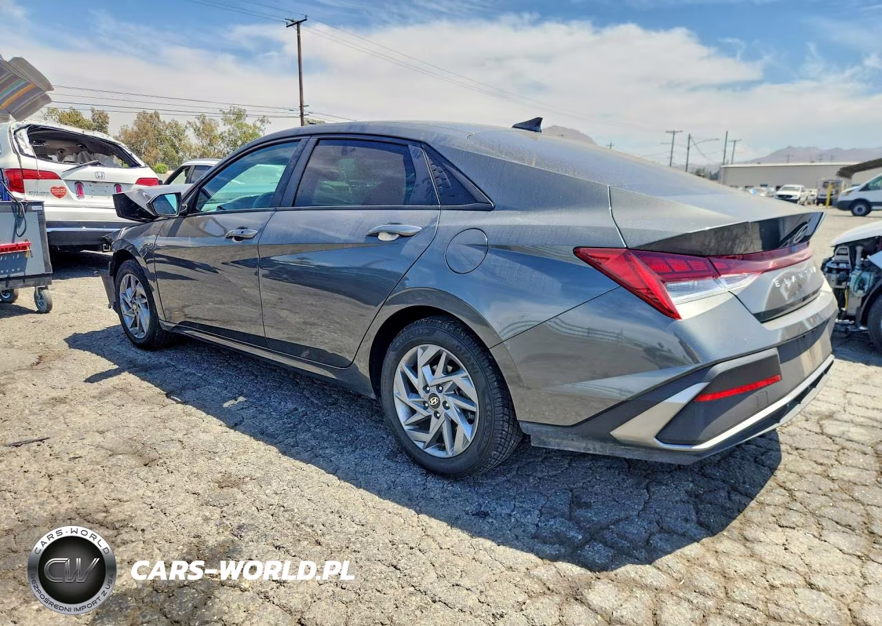 2025 Hyundai Elantra Hybrid Blue VIN:KMHLM4DJ7SU129842 - 2