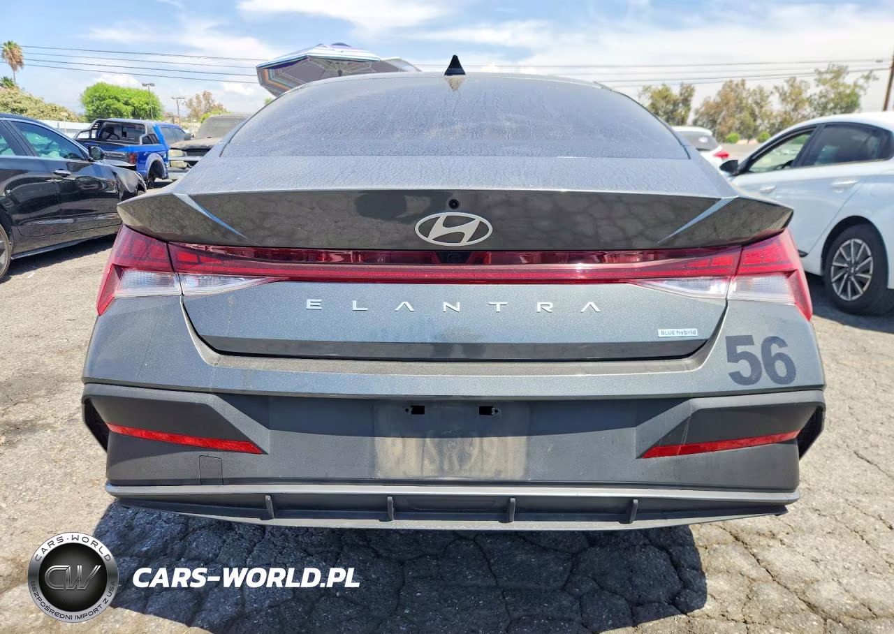 2025 Hyundai Elantra Hybrid Blue VIN:KMHLM4DJ7SU129842 - 6