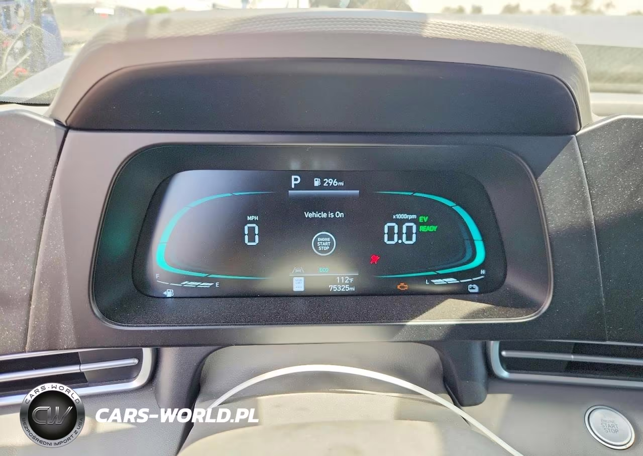 2025 Hyundai Elantra Hybrid Blue VIN:KMHLM4DJ7SU129842 - 9