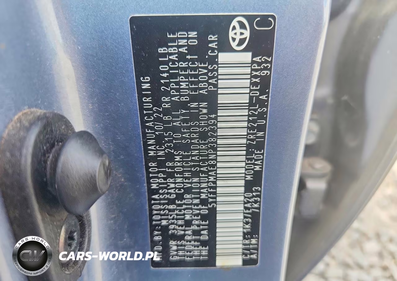 2022 Toyota Corolla Xle VIN:5YFFPMAE8NP382394 - 12