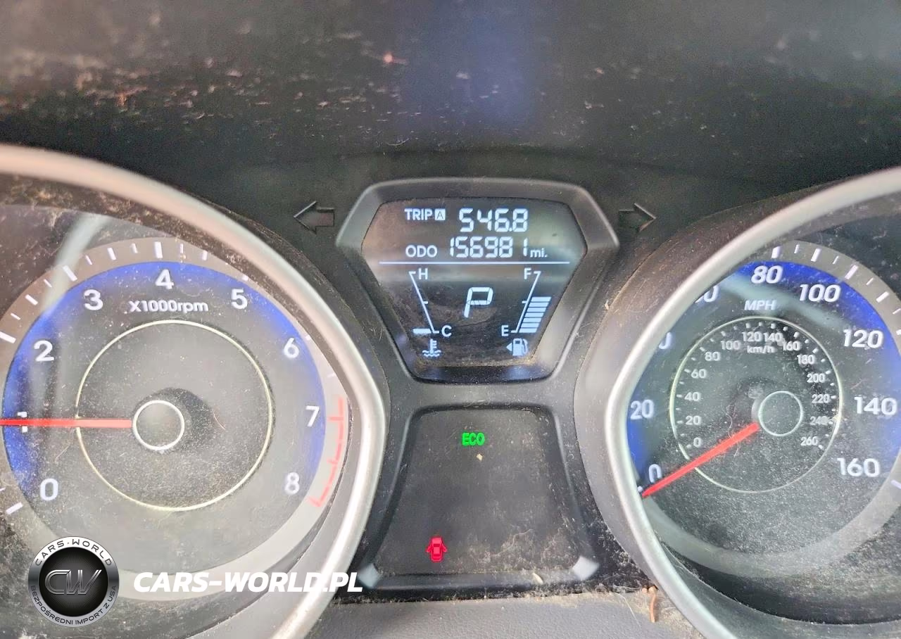 2012 Hyundai Elantra Gls VIN:KMHDH4AE2CU315306 - 9