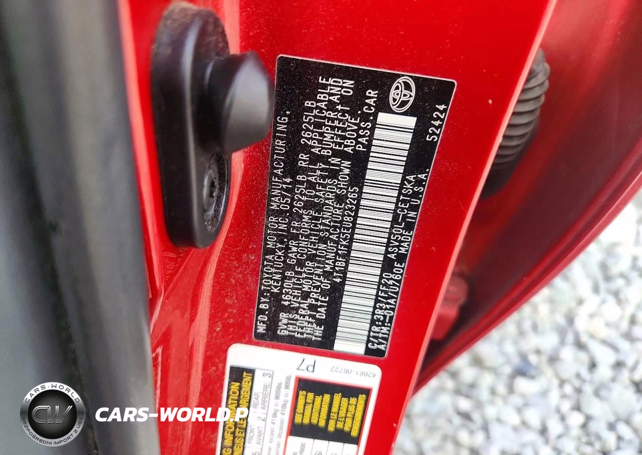 2014 Toyota Camry Se VIN:4T1BF1FK5EU823265 - 13