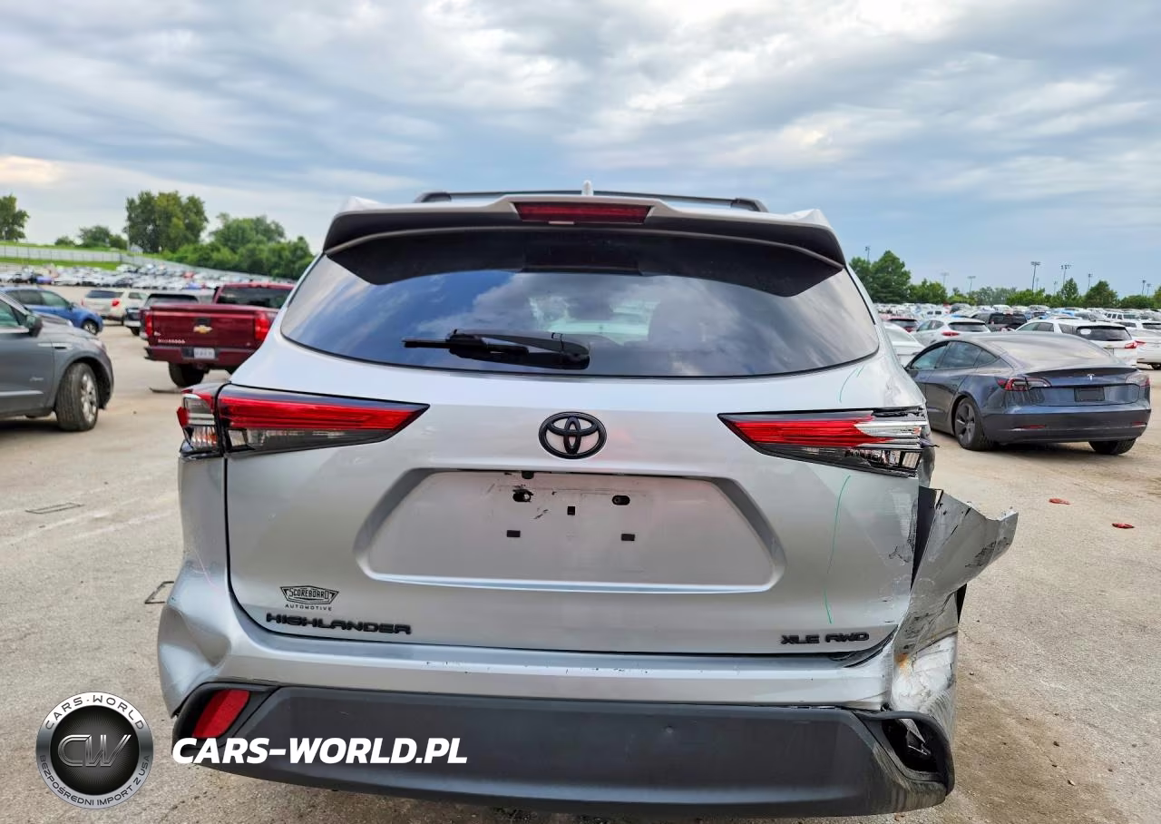 2022 Toyota Highlander Xle VIN:5TDGZRBH7NS582422 - 6