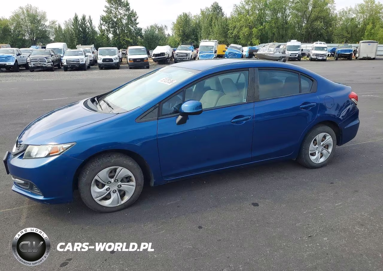 2013 Honda Civic Lx VIN:19XFB2F54DE289285 - 1