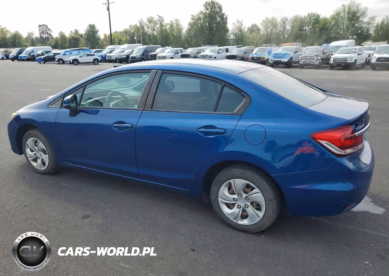 2013 Honda Civic Lx VIN:19XFB2F54DE289285 - 2