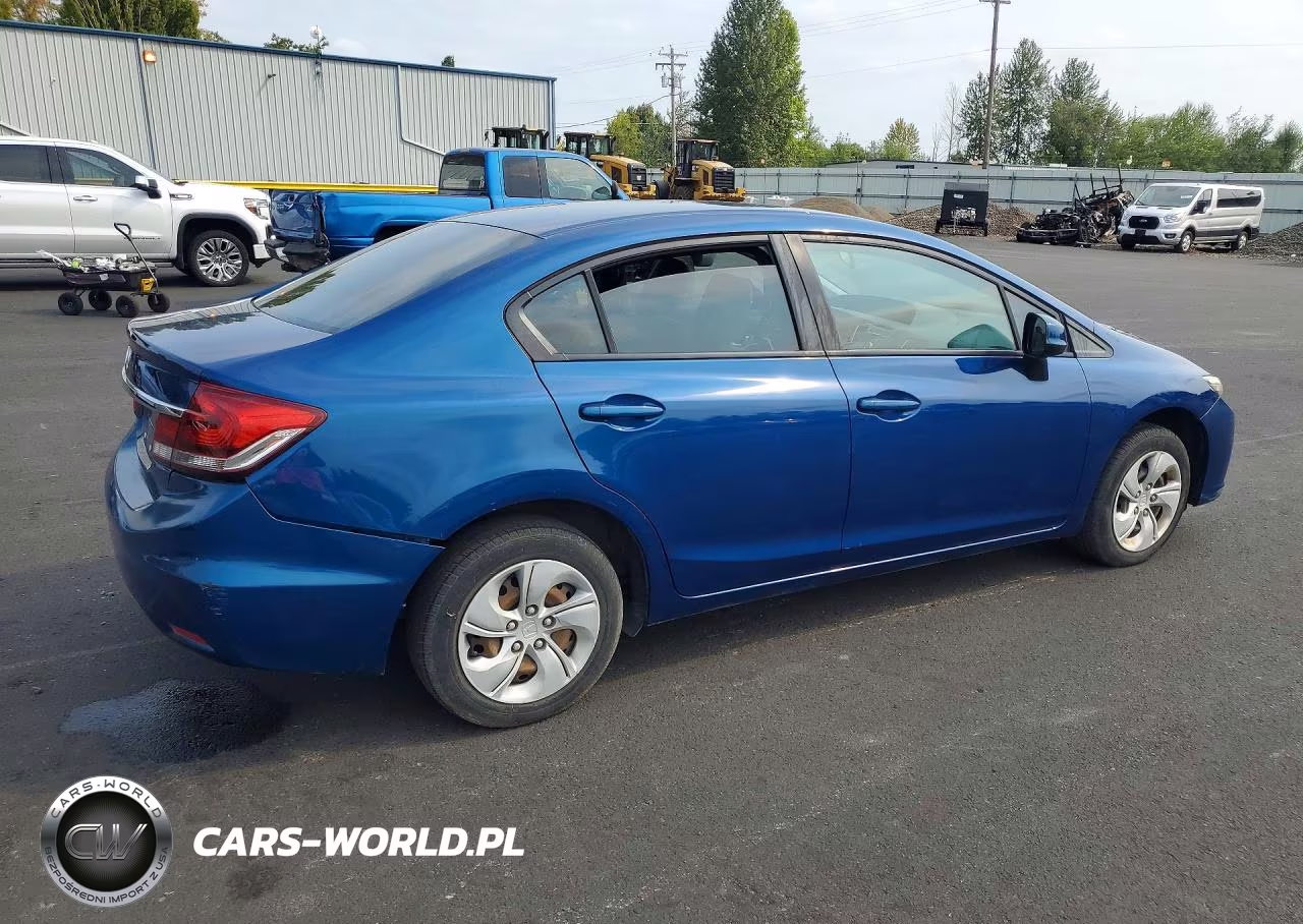 2013 Honda Civic Lx VIN:19XFB2F54DE289285 - 3