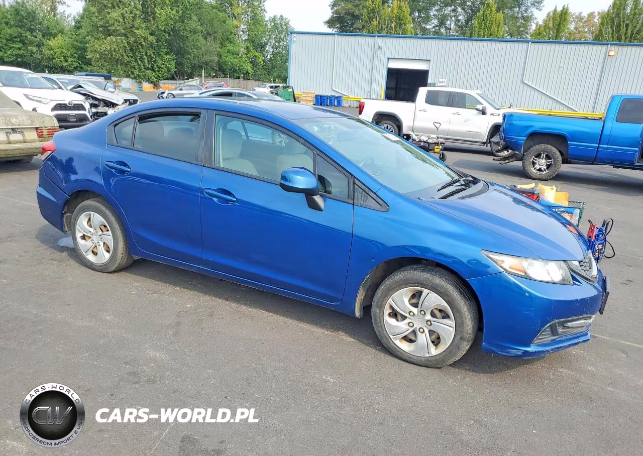 2013 Honda Civic Lx VIN:19XFB2F54DE289285 - 4