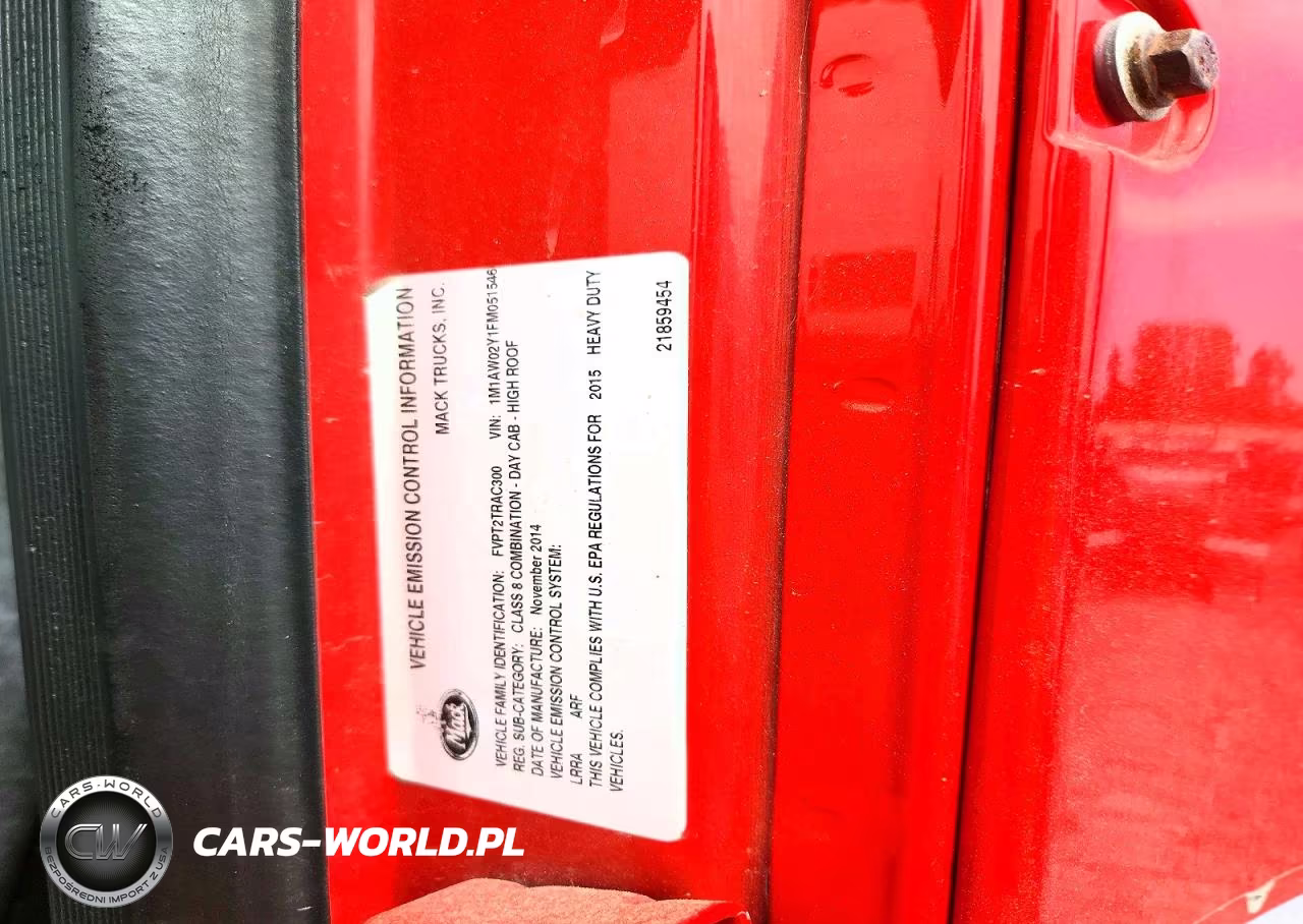 2015 Mack Pinnacle VIN:1M1AW02Y1FM051546 - 11