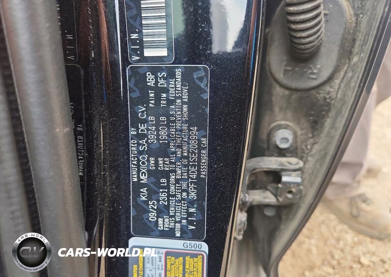 2025 Kia K4 Lxs VIN:3KPFT4DE1SE208994 - 12