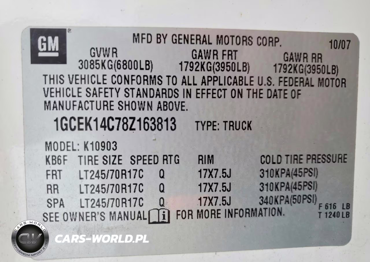2008 Chevrolet Silverado K1500 VIN:1GCEK14C78Z163813 - 12
