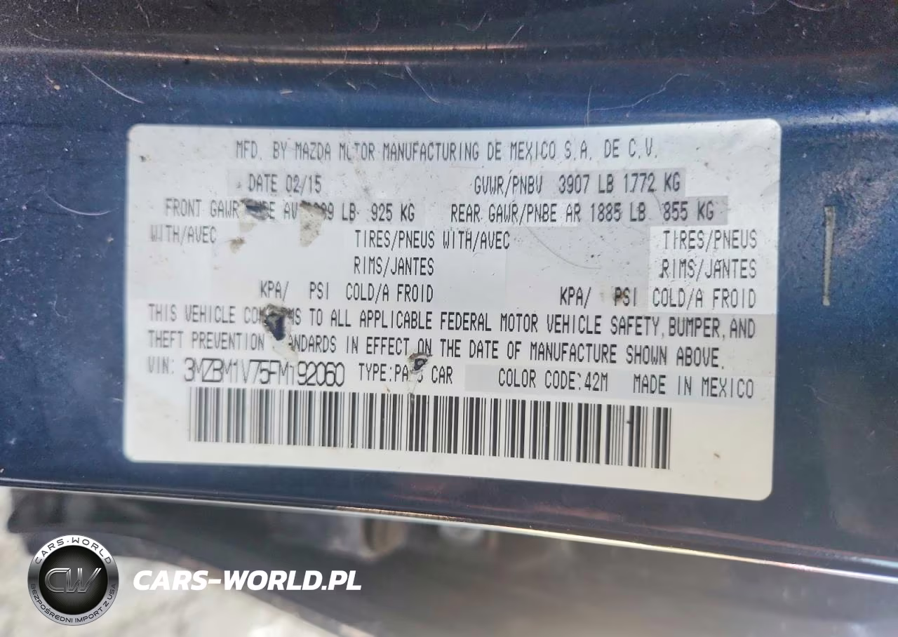 2015 Mazda 3 Touring VIN:3MZBM1V75FM192060 - 12
