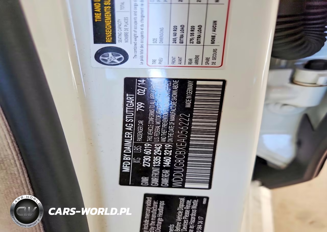 2014 Mercedes-Benz S 550 VIN:WDDUG8CBXEA056222 - 12