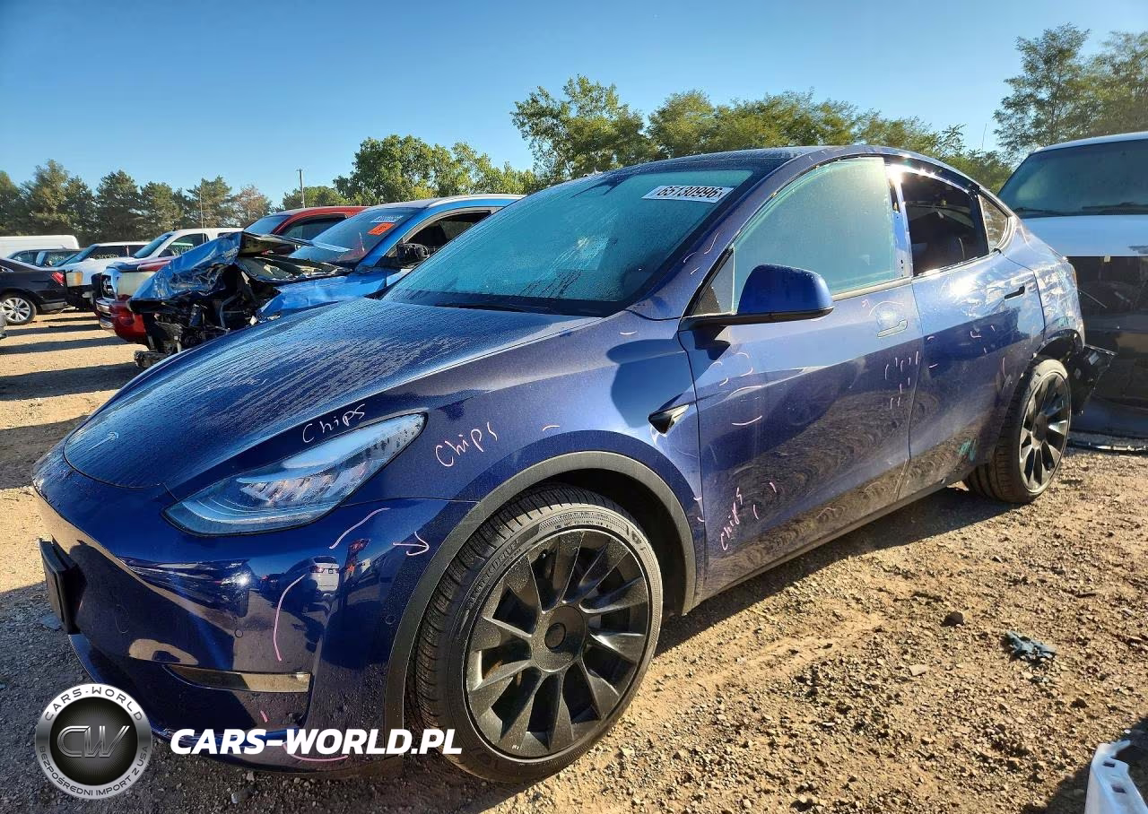2021 Tesla Model Y VIN:5YJYGDEE6MF186337 - 1