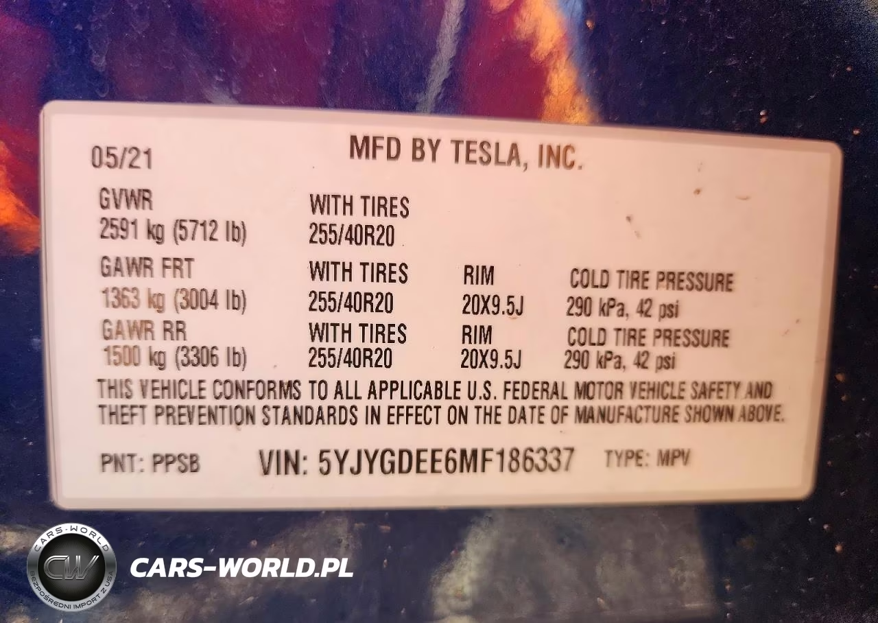 2021 Tesla Model Y VIN:5YJYGDEE6MF186337 - 13