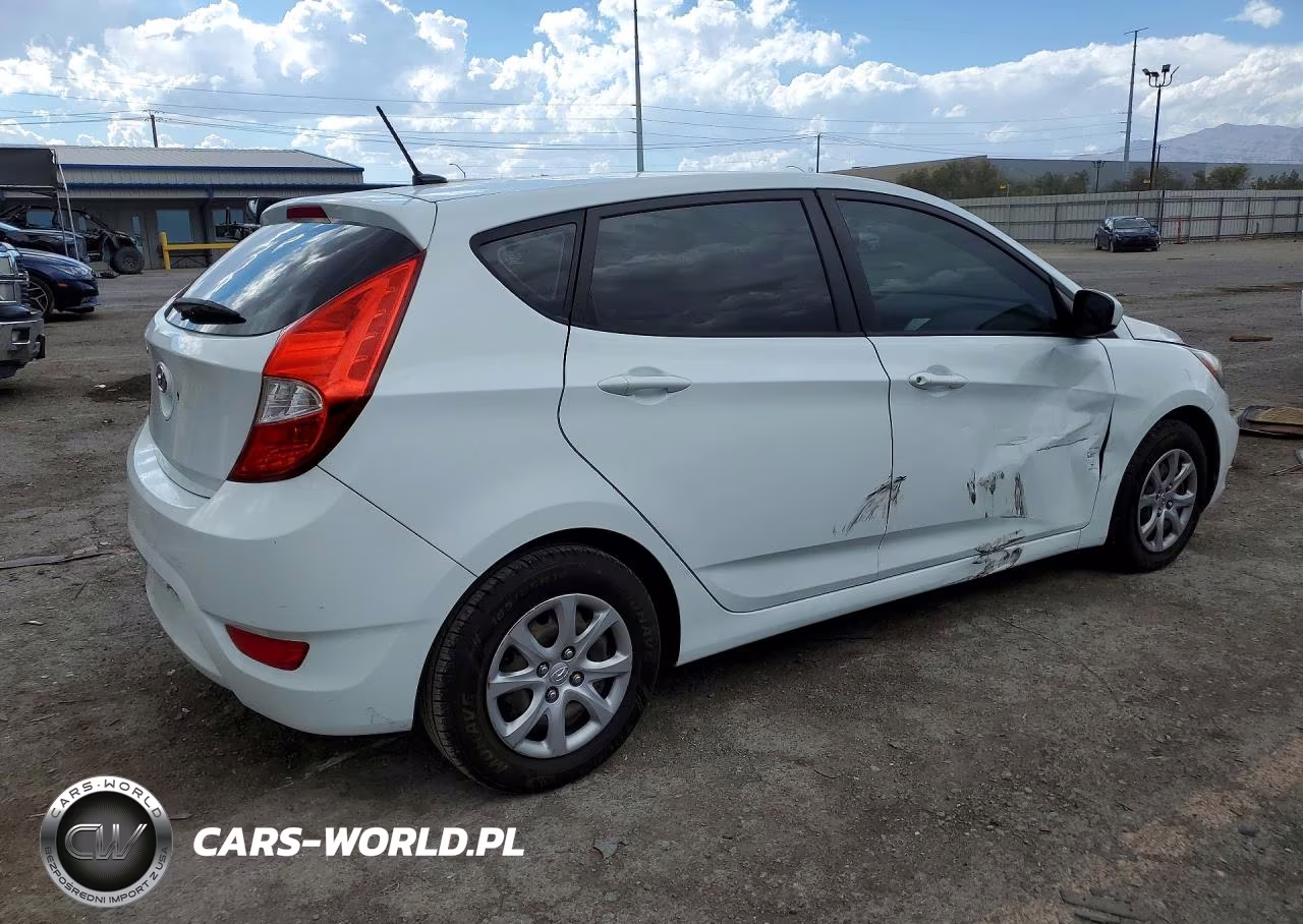 2013 Hyundai Accent Gs VIN:KMHCT5AE1DU066787 - 3
