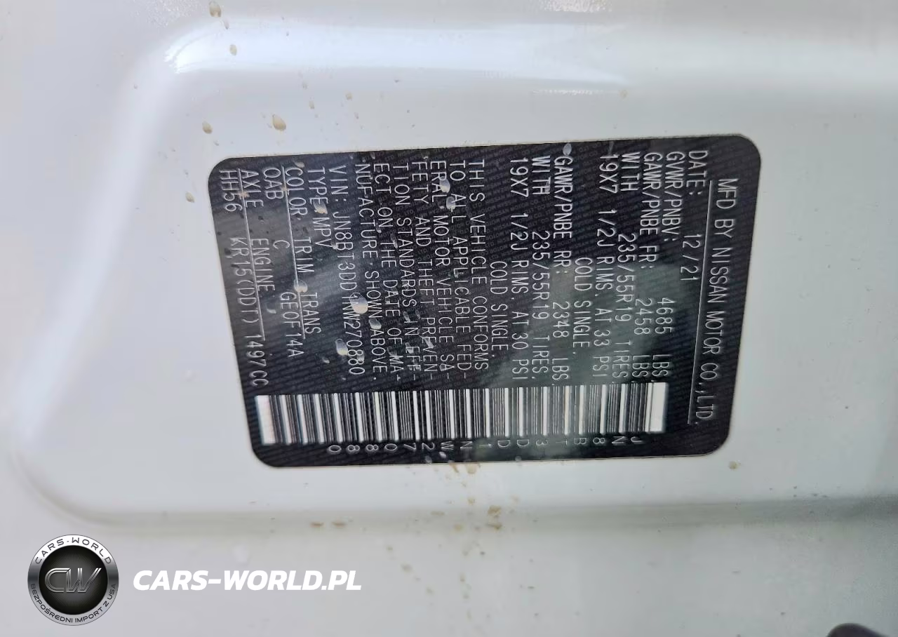 2022 Nissan Rogue Platinum VIN:JN8BT3DD1NW270880 - 13