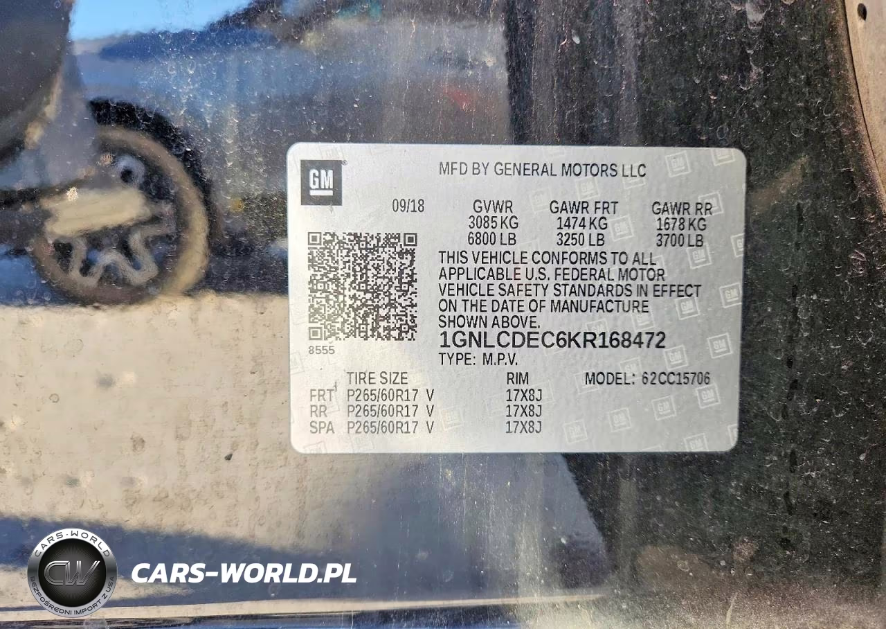 2019 Chevrolet Tahoe Police VIN:1GNLCDEC6KR168472 - 13