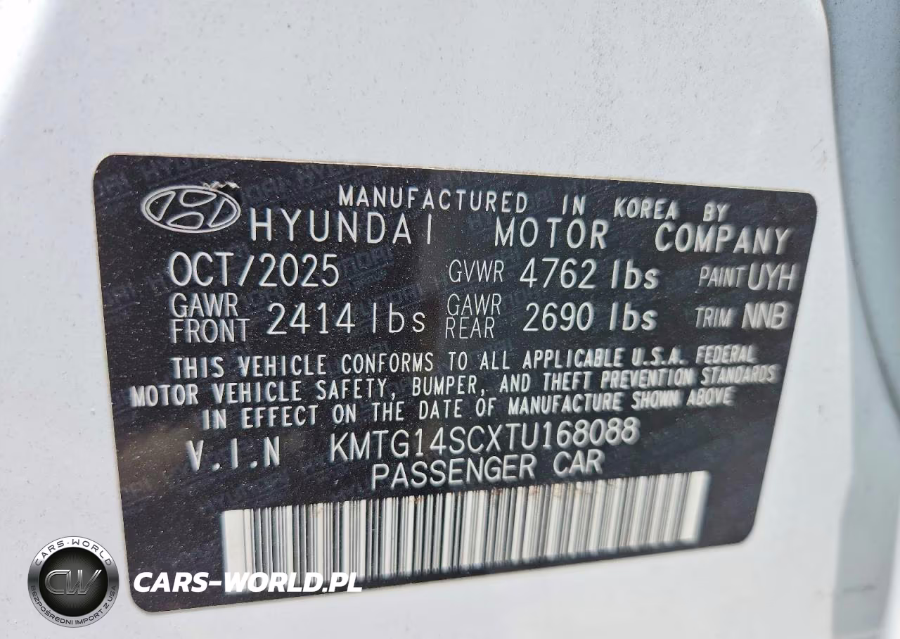 2026 Genesis G70 2.5T Standard VIN:KMTG14SCXTU168088 - 12
