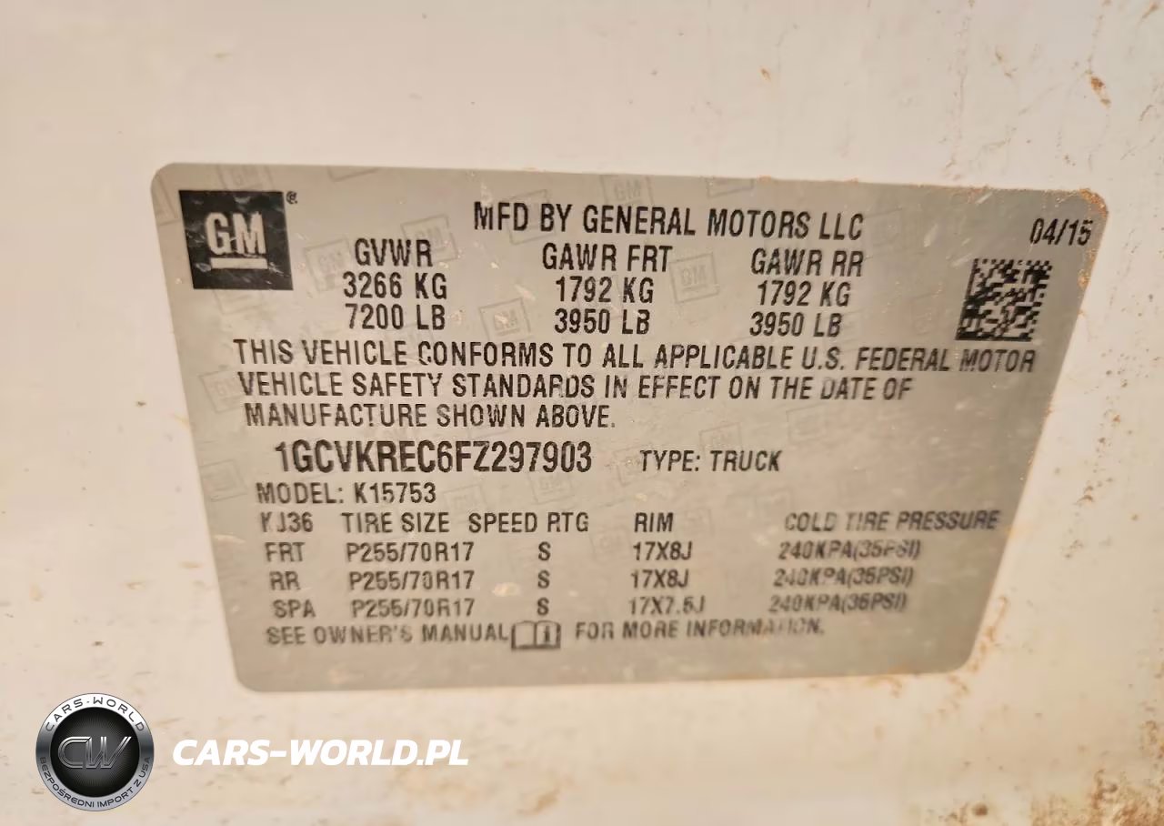 2015 Chevrolet Silverado K1500 Lt VIN:1GCVKREC6FZ297903 - 12