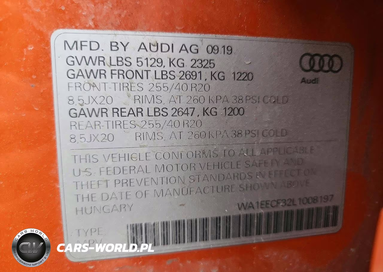 2020 Audi Q3 Premium Plus S-Line VIN:WA1EECF32L1008197 - 13