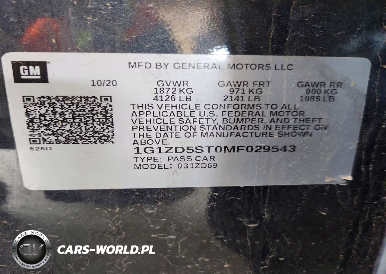2021 Chevrolet Malibu Lt VIN:1G1ZD5ST0MF029543 - 12