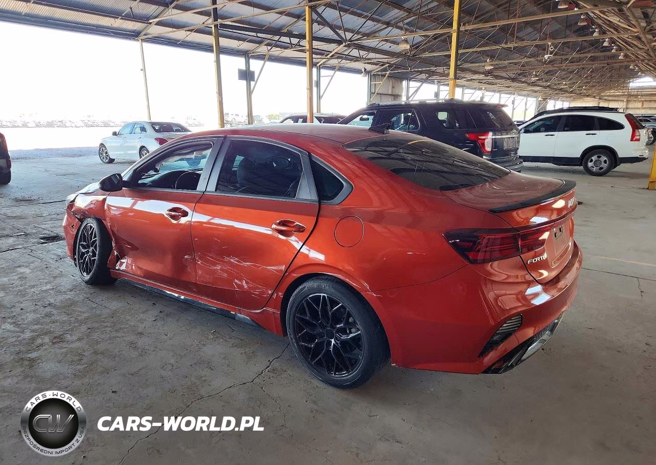 2022 Kia Forte Gt Line VIN:3KPF54AD3NE439874 - 2