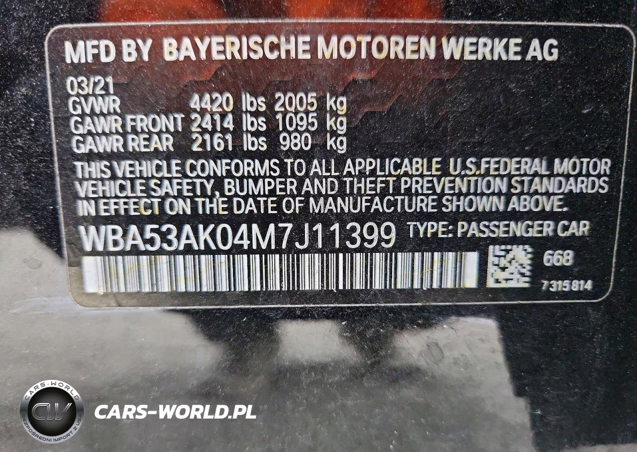 2021 BMW 228I VIN:WBA53AK04M7J11399 - 12
